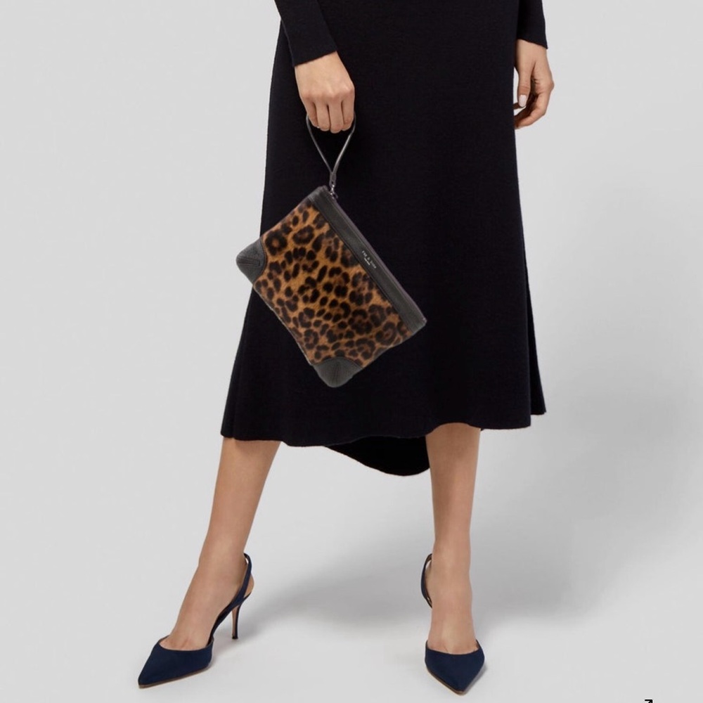 rag & bone Leopard Print Clutch